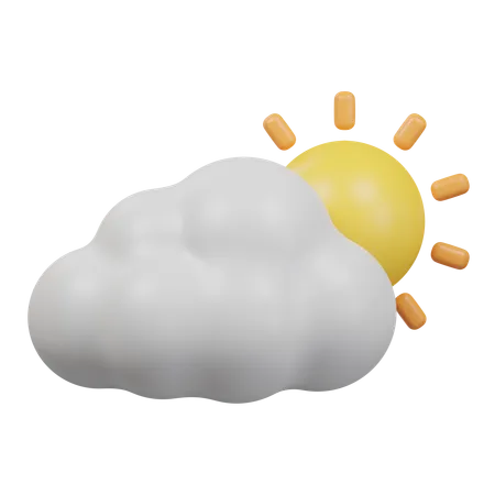 Cloudy Day  3D Icon