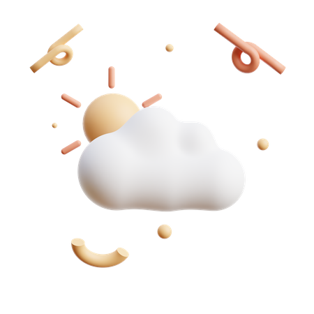 Cloudy Day  3D Icon