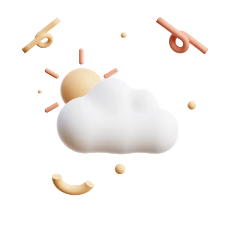 Cloudy Day  3D Icon