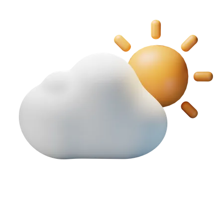 Cloudy Day  3D Icon