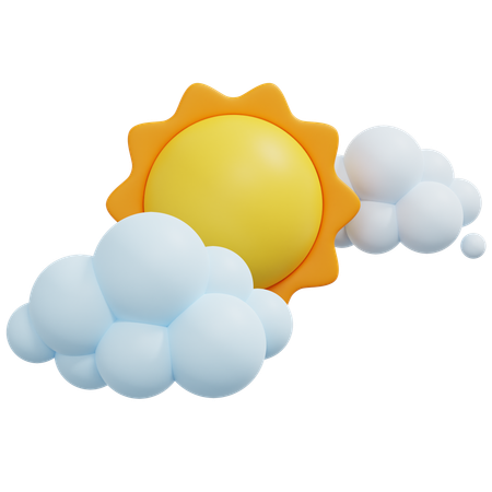 Cloudy Day  3D Icon