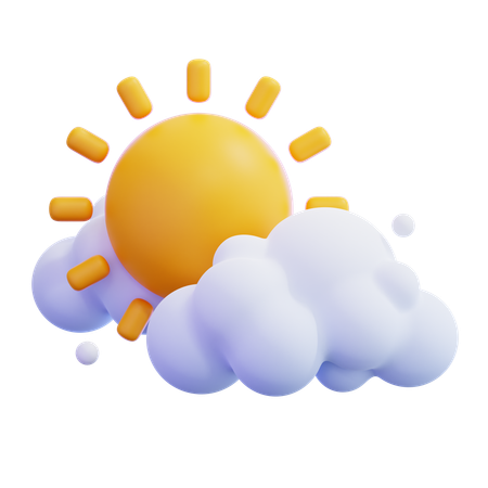 Cloudy Day  3D Icon