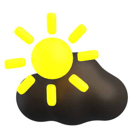 Cloudy Day  3D Icon