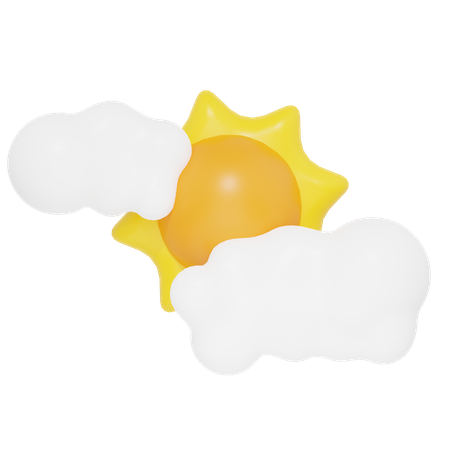 Cloudy Day  3D Icon