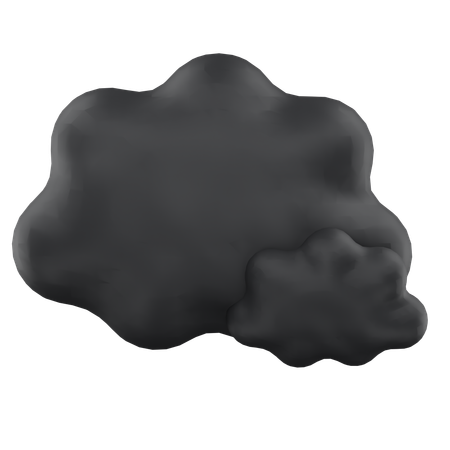 Cloudy Midnight  3D Icon