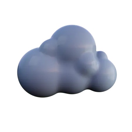 Cloudy Night  3D Icon