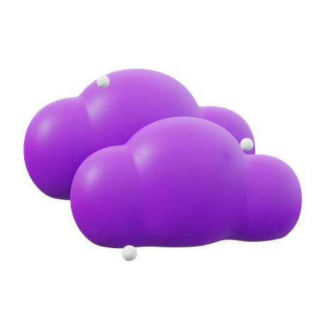 Cloudy Night  3D Icon