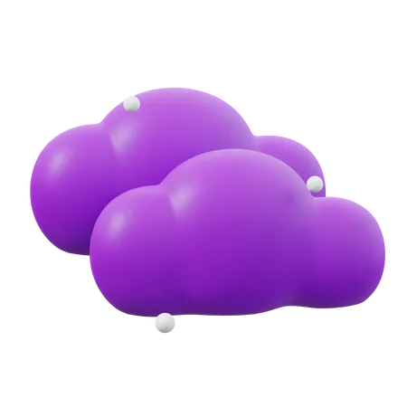 Cloudy Night  3D Icon