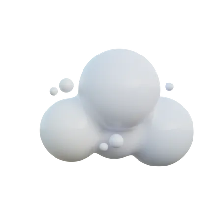 Cloudy Sky  3D Icon