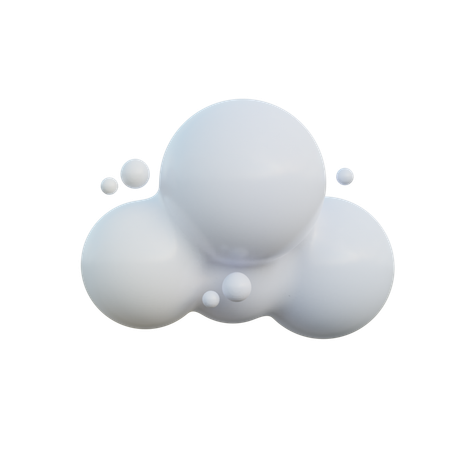 Cloudy Sky  3D Icon