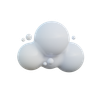 3d cloudy sky logo