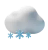 Cloudy Snow