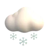 Cloudy Snow