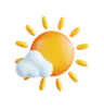 Cloudy Sunny Sun