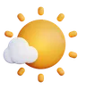 Cloudy Sunny Sun