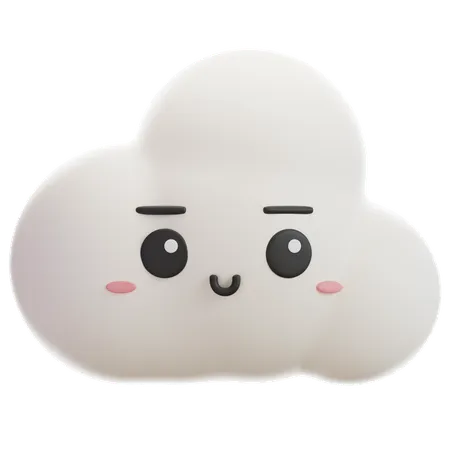Cloudy Weather  3D Icon