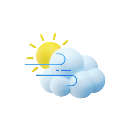 Cloudy Weather  3D Icon