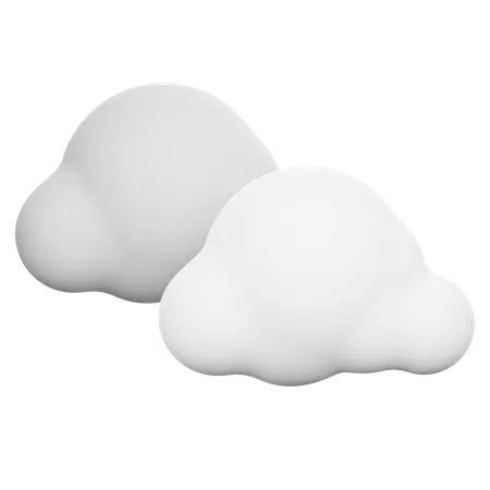 Cloudy Weather  3D Icon