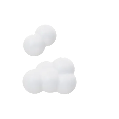 Cloudy Weather  3D Icon