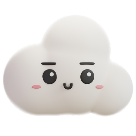 Cloudy Weather  3D Icon