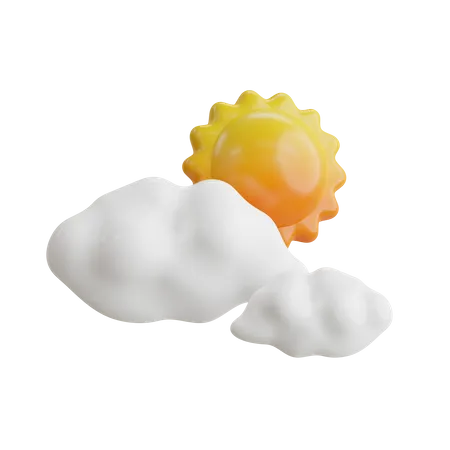 Cloudy Weather  3D Icon