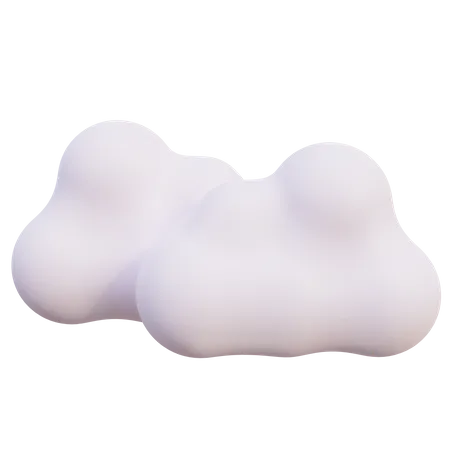 Cloudy Weather  3D Icon