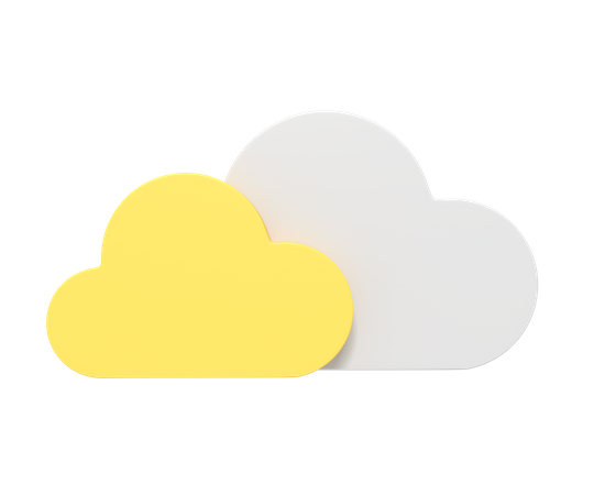 Cloudy Weather  3D Icon