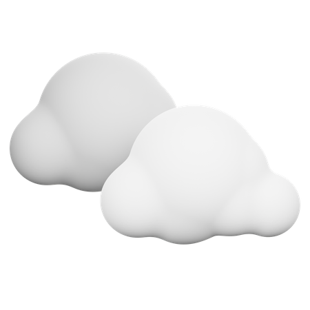 Cloudy Weather  3D Icon