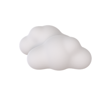 Cloudy Weather  3D Illustration