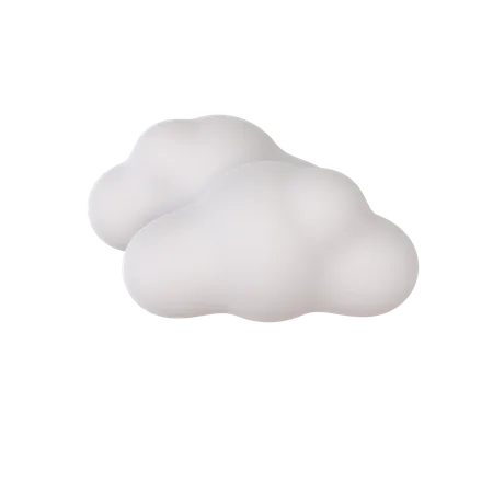 Cloudy Weather  3D Illustration