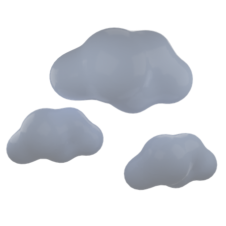 Cloudy Weather  3D Illustration