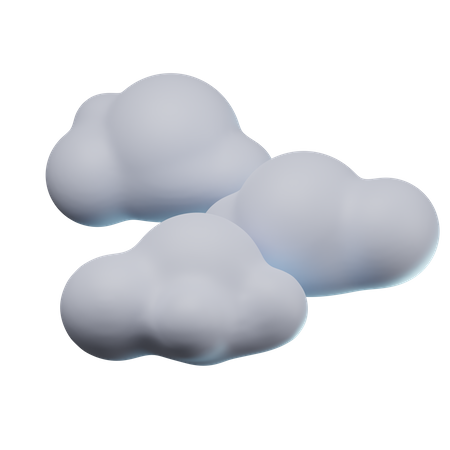 Cloudy Weather 3D Icon