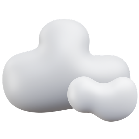 Cloudy weather  3D Icon