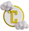 Cloudy Weather Celsius Symbol
