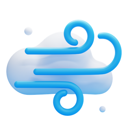 CLOUDY WINDY 3D Icon