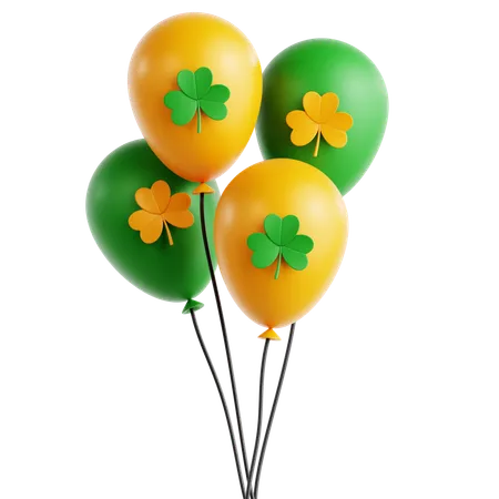 Clover Balloon  3D Icon