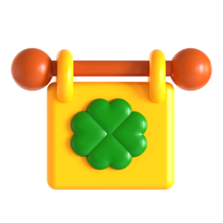 Clover board  3D Icon