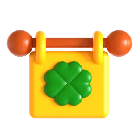 Clover board  3D Icon