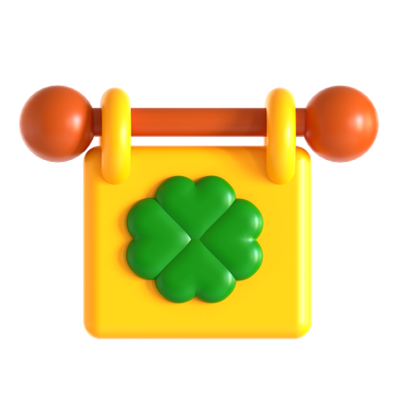 Clover board  3D Icon