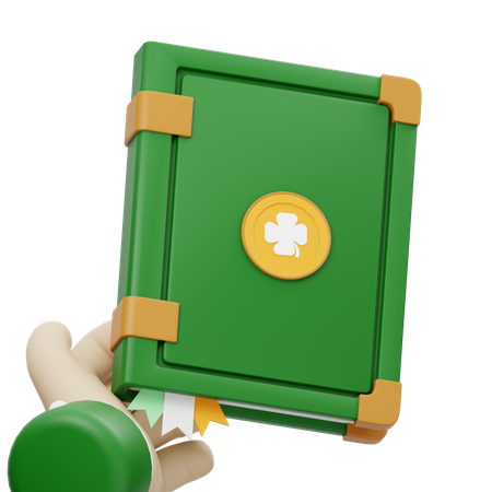 Clover Book  3D Icon