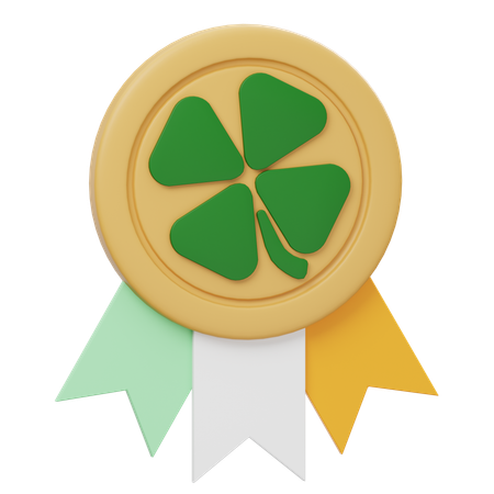 Clover Coin  3D Icon