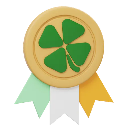 Clover Coin  3D Icon