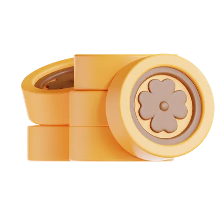 Clover Coins  3D Icon