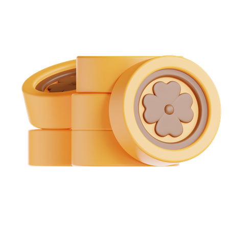 Clover Coins  3D Icon