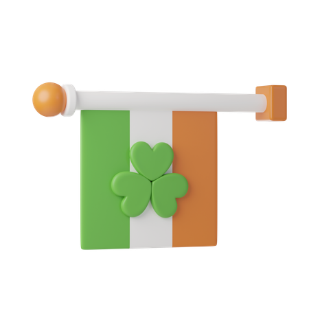 Clover Flag  3D Icon