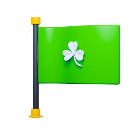 Clover Flag  3D Icon
