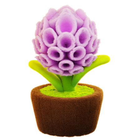 Clover Flowers  3D Icon