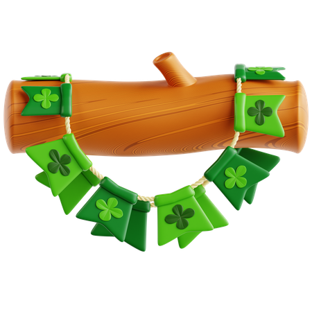 Clover Garland  3D Icon