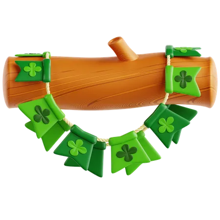 Clover Garland  3D Icon