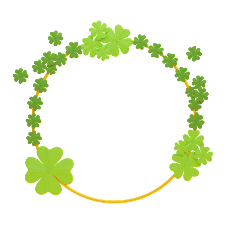 CLOVER GARLAND  3D Icon